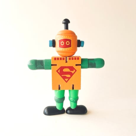 スロバキア　木製おもちゃ　ロボット