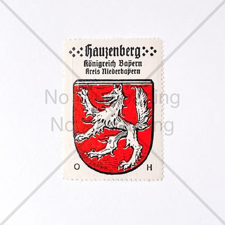 コーヒー・ハーグ広告切手　Hauzenberg