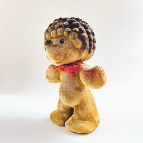 ソビエト　年代不明　フロッキー　赤いリボンのライオン　人形　高さ18cm