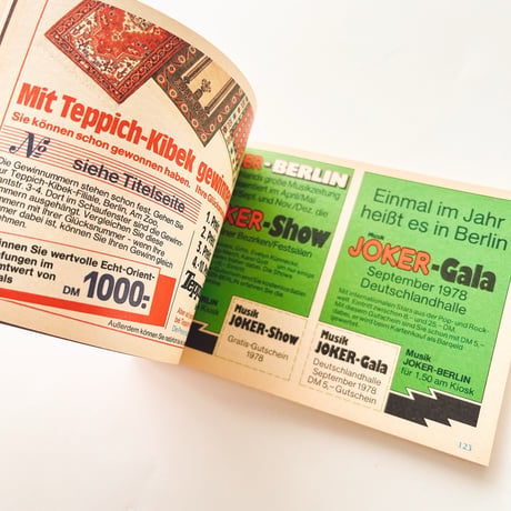 西ドイツ　クーポン冊子　Tag der offenen Tür　1978