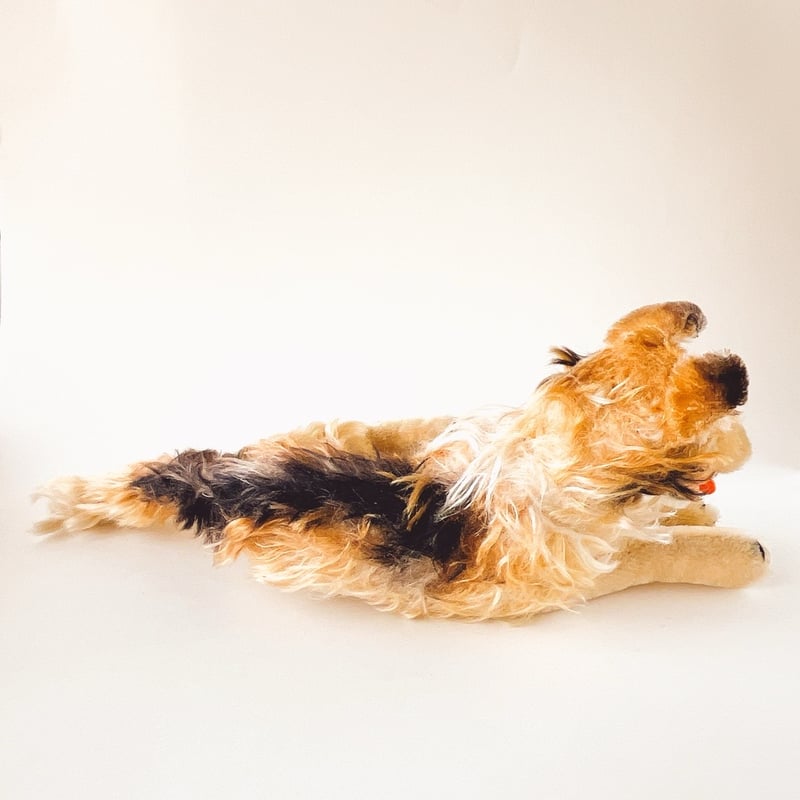 西ドイツ 年代不明 シュタイフ コリー ぬいぐるみ 全長25cm