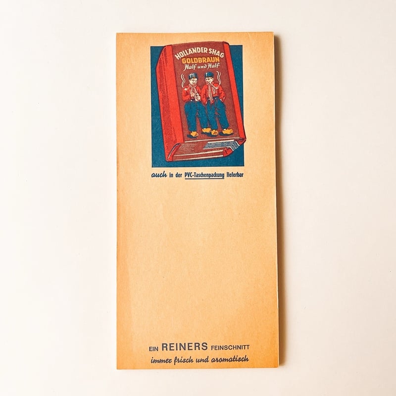 ドイツ メモ帳 Holländer Shag Goldbraun 年代不明 | こぐま舎