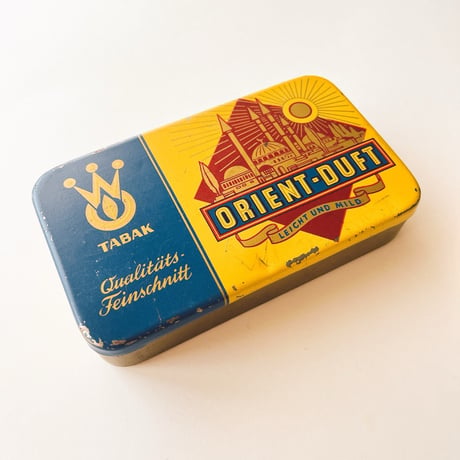 缶　ORIENT-DUFT　巻きタバコ用の刻みタバコ缶