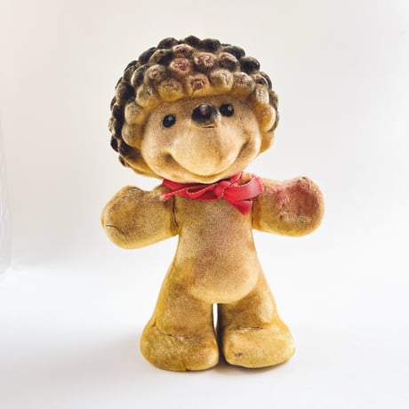 ソビエト　年代不明　フロッキー　赤いリボンのライオン　人形　高さ18cm
