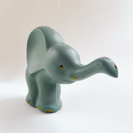 ソビエト　年代不明　ぞう　ソフビ　人形　全長19cm