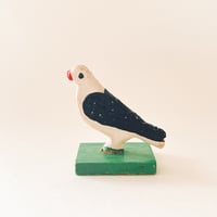 東ドイツ　おもちゃ　白黒の鳩　1950年代–1970年代　木製