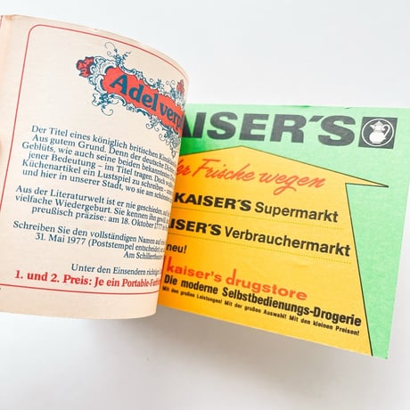 西ドイツ　クーポン冊子　Tag der offenen Tür　1977