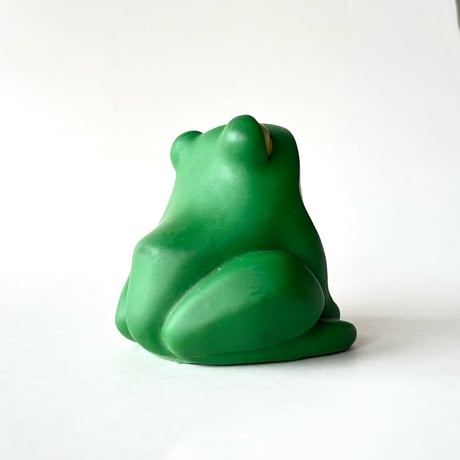 ソビエト　年代不明　カエル　ソフビ　フィギュア　高さ9cm