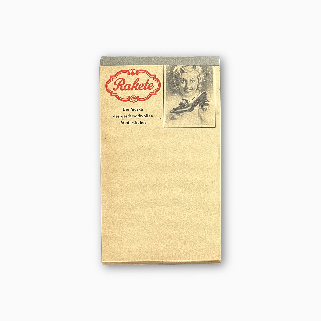 ドイツ メモ帳 Rakete 年代不明 | こぐま舎