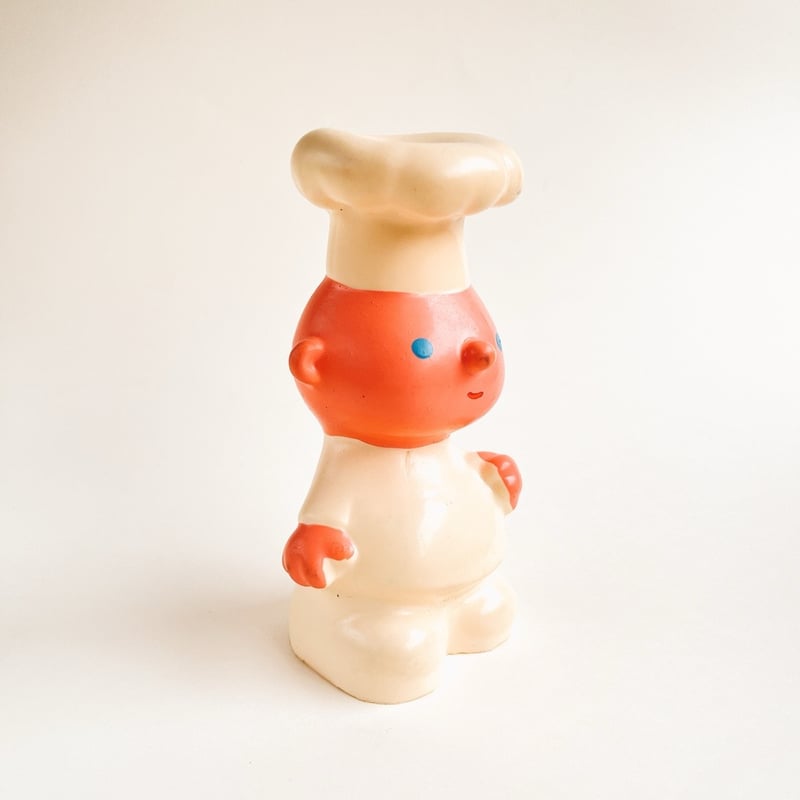 チェコ ニクロヴァー コックさん ソフビ 1970年代 高さ13.5cm | こぐま舎