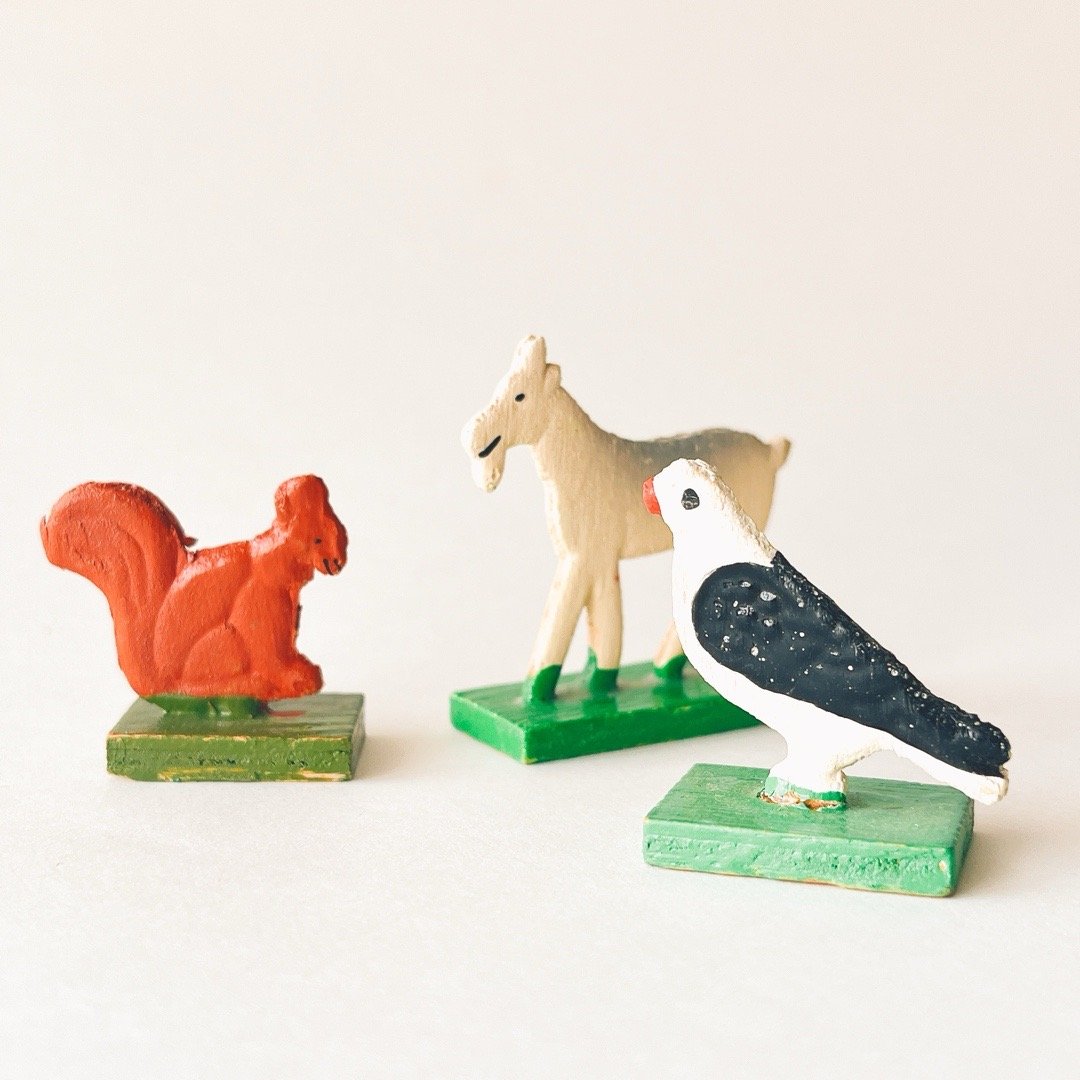 東ドイツ おもちゃ リス 1950年代–1970年代 木製 | こぐま舎