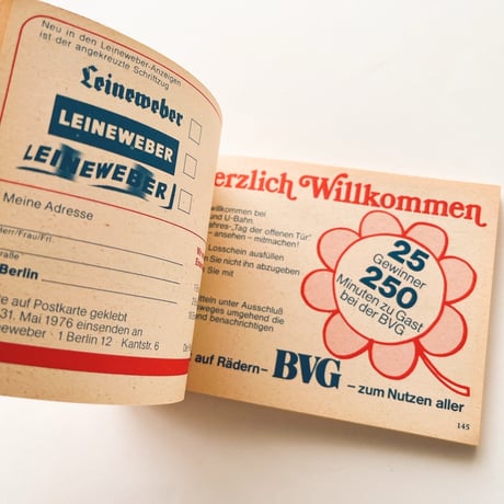 西ドイツ　クーポン冊子　Tag der offenen Tür　1976