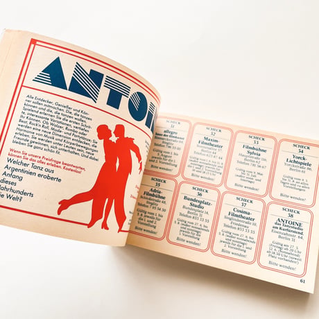 西ドイツ　クーポン冊子　Tag der offenen Tür　1977
