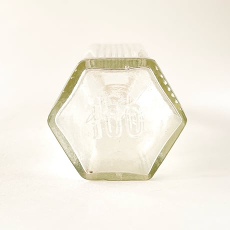 ドイツ　六角形　透明　ガラス瓶1-100ml　1930年代