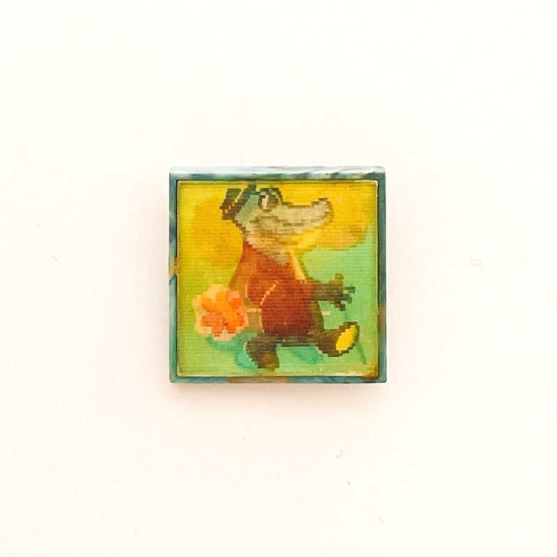 ソビエト ヴィンテージバッジ チェブラーシカとゲーナ | こぐま舎