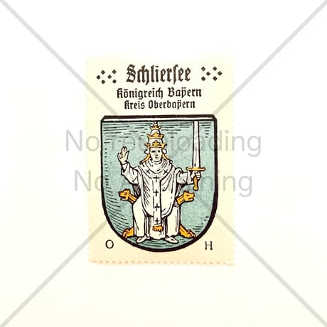コーヒー・ハーグ広告切手　Schliersee