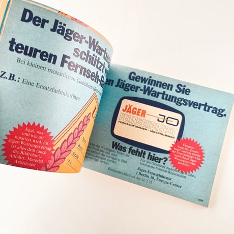 西ドイツ　クーポン冊子　Tag der offenen Tür　1973