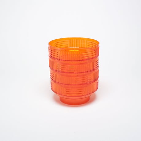 東ドイツ　プラスチック　ボウル　オレンジ色　4個セット