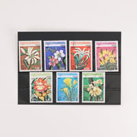 切手セット　カンボジア　花シリーズ3