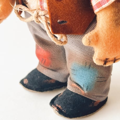 西ドイツ　メッキー　パパのメッキー　シュタイフ　高さ18cm
