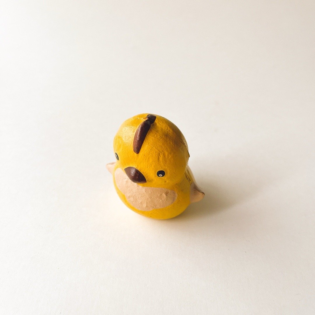 ソビエト 年代不明 ひよこ ソフビ 人形 高さ5.8cm | こぐま舎