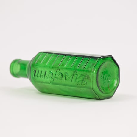 ドイツ　Lysoform　小　グリーン　ガラス瓶37　100ml
