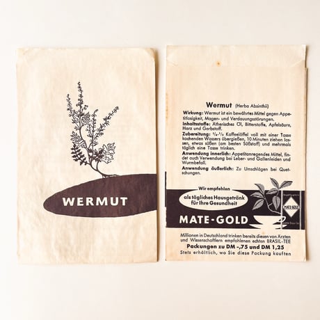 ドイツ　ハーブペーパーバッグ　WERMUT