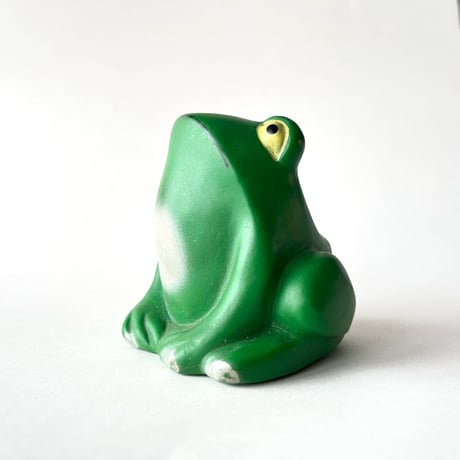 ソビエト　年代不明　カエル　ソフビ　フィギュア　高さ9cm