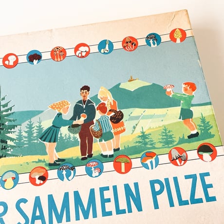東ドイツ　ボードゲーム (1970)　Wir sammeln Pilze（私たちはキノコを集める）