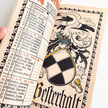 ミュンヘンカレンダー　1929　本　冊子
