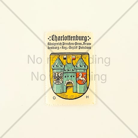 コーヒー・ハーグ広告切手　Charlottenburg
