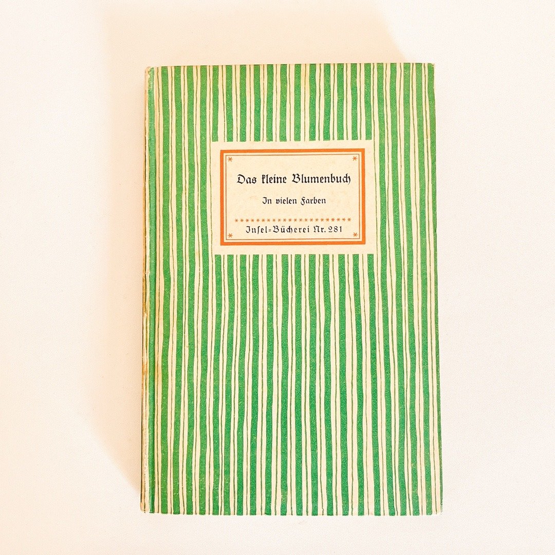 ドイツ インゼル文庫「Das klein Buch der Blumenbuch」No.281