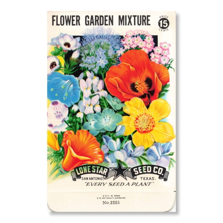 シードパケット　種袋　アメリカ　Flower Garden Mixture