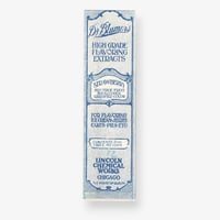 アメリカ　香料のラベル　Dr. Blumers Strawberry 50% Alcohol (1930s)