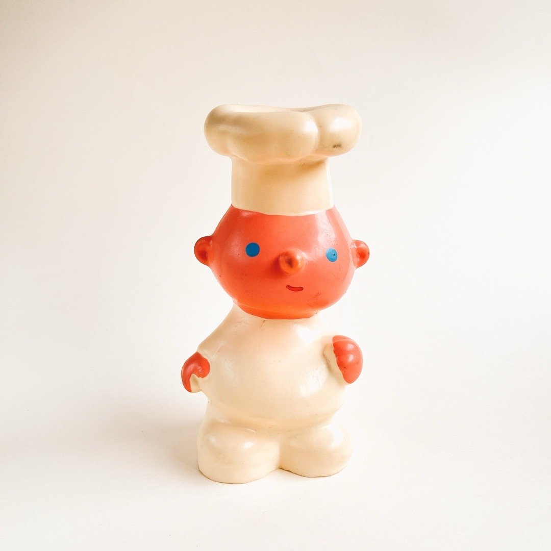 チェコ ニクロヴァー コックさん ソフビ 1970年代 高さ13.5cm | こぐま舎