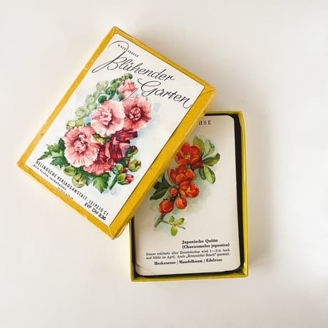 東ドイツ　カードゲーム　Blühender Garten　1960年代　箱入り