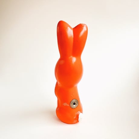 チェコ　ニクロヴァー　ソフビ人形　うさぎ　1970年代　高さ16cm