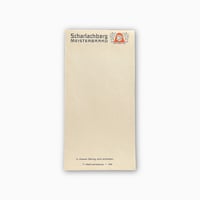 ドイツ　メモ帳　Scharlachberg　年代不明