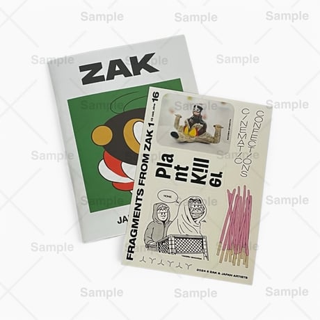 「ZAK」　ZINE　書籍