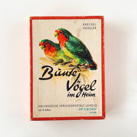 東ドイツ　カードゲーム　Bunte Vögel im Heim　1960年代　箱入り