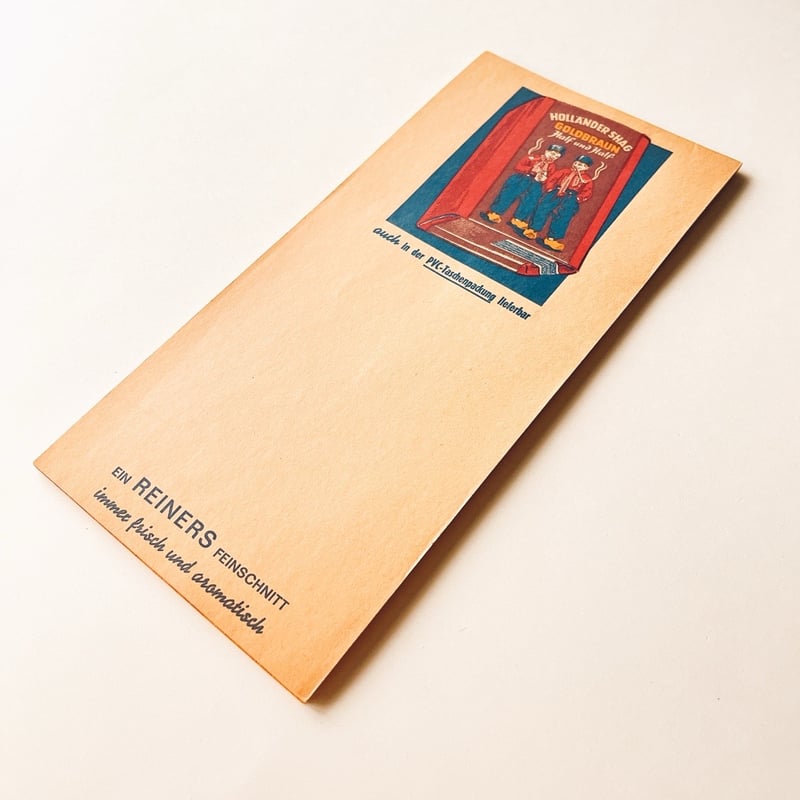 ドイツ メモ帳 Holländer Shag Goldbraun 年代不明 | こぐま舎