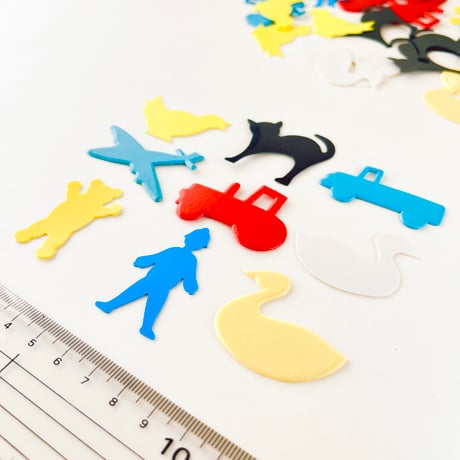 東ドイツ　プラスチック　教材　数を数える　モチーフ