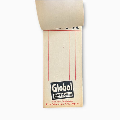 ドイツ　メモ帳　NOTA　globeline　年代不明