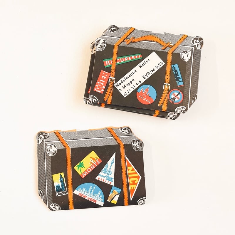 東ドイツ ヴィンテージ裁縫セット トランク型パッケージ | こぐま舎