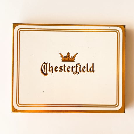 缶　Chesterfield　アメリカの老舗メーカーのシガレット缶