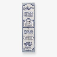 アメリカ　食品用色素ラベル　Dr. Blumers Caramel (1930s)
