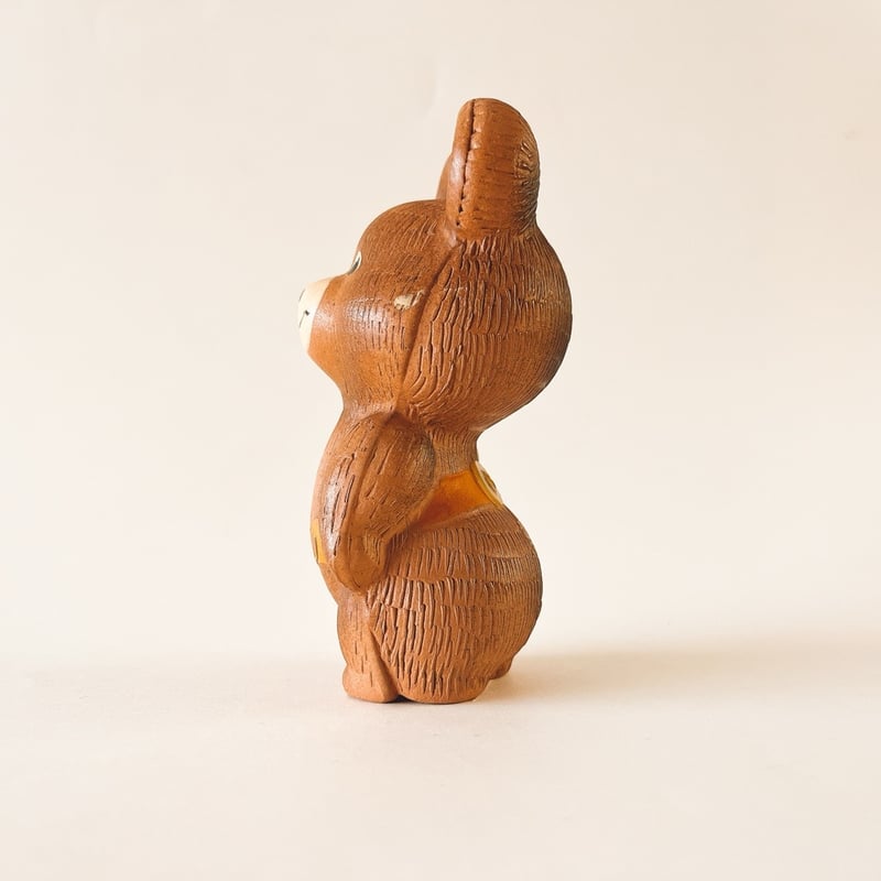 ソビエト 年代不明 ミーシャ ソフビ 高さ14cm | こぐま舎