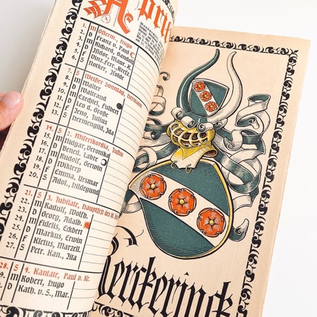 ミュンヘンカレンダー　1929　本　冊子