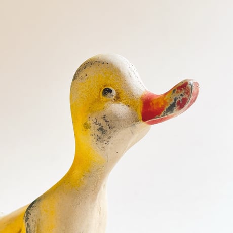 ソビエト　年代不明　アヒル　ソフビ　人形　高さ13cm