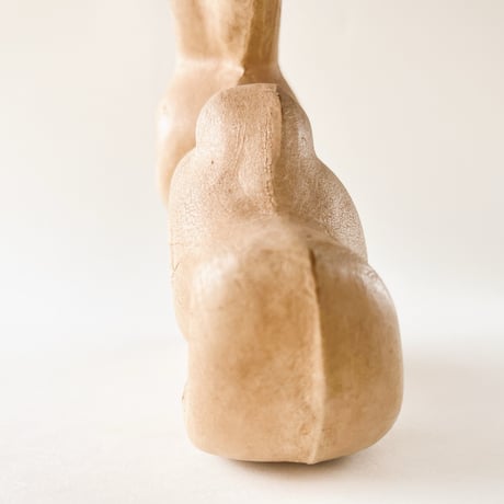 ソビエト　年代不明　伸びてるうさぎ　フィギュア　高さ15cm